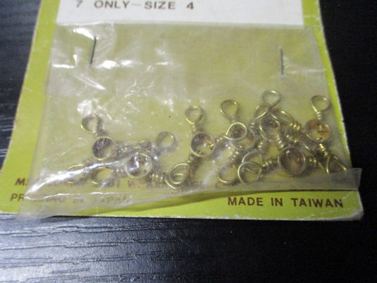 Fish Hawk Deluxe Tackle Brass 3 Way Swivels - 7 ct