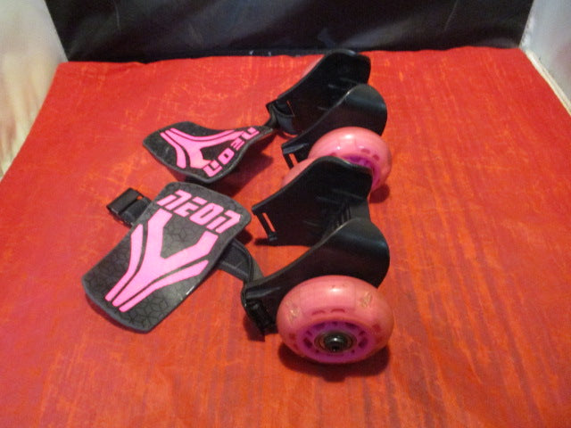 Load image into Gallery viewer, Used Yvolution Neon Street Rollers - Pink Adjustable Size
