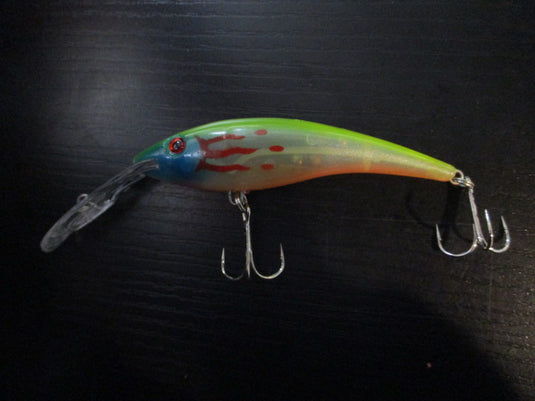 Used Flaming Fish Head Crank Bait