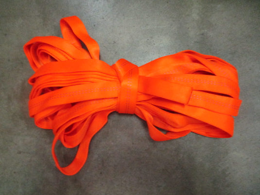 Used Orange Nylon Sling Rope 52 Ft