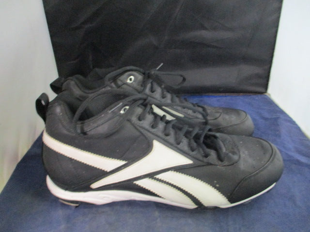 Load image into Gallery viewer, Used Reebok Metal Cleats Adult Size 13
