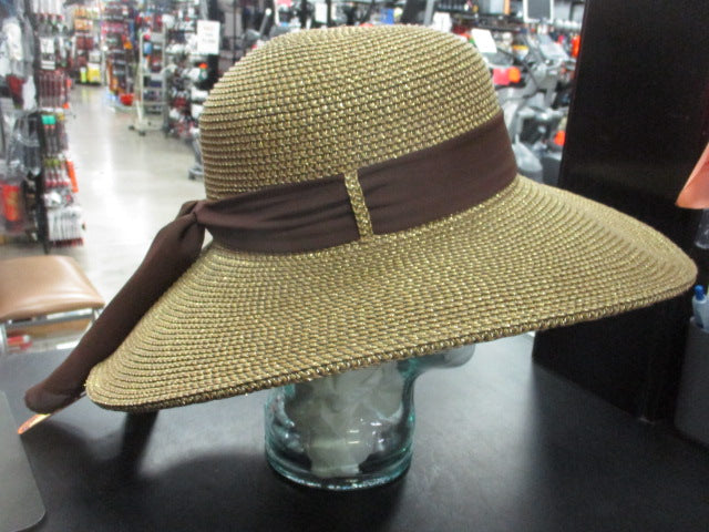 Load image into Gallery viewer, Scala Two Tone Paper Braid Sun Hat UPF 50+
