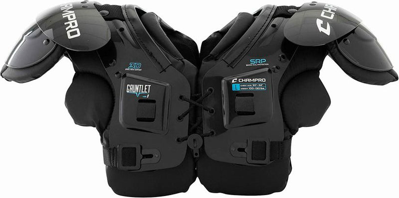 Load image into Gallery viewer, New Champro Gauntlet 1 Youth Football Shoulder Pads Size Youth XL 130-150 lbs
