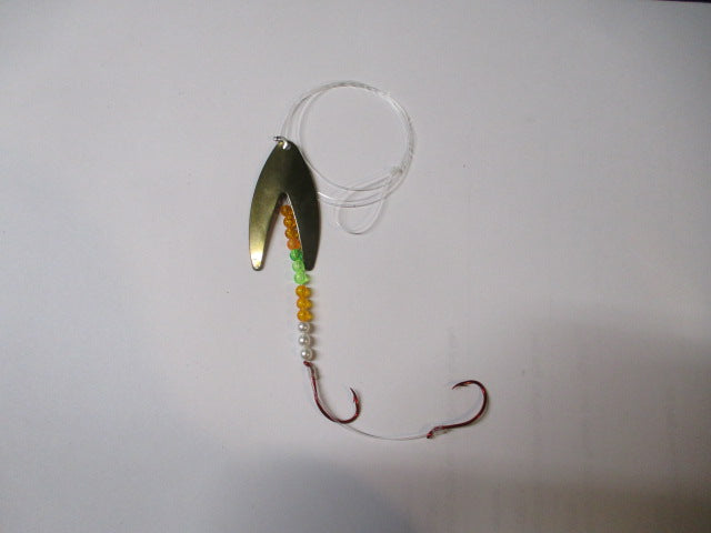 Load image into Gallery viewer, Used Orange Dakota Spinner Lure
