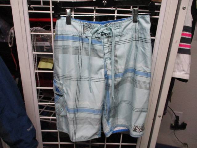 Load image into Gallery viewer, Used Junior&#39;s Quicksilver Board Shorts Size 12
