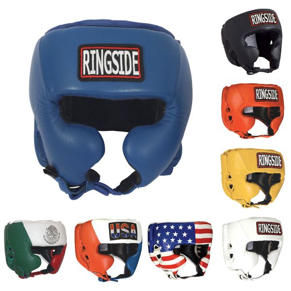 Load image into Gallery viewer, New Ringside Competition-Like Sparring Headgear w/ Cheek Size XL - Red
