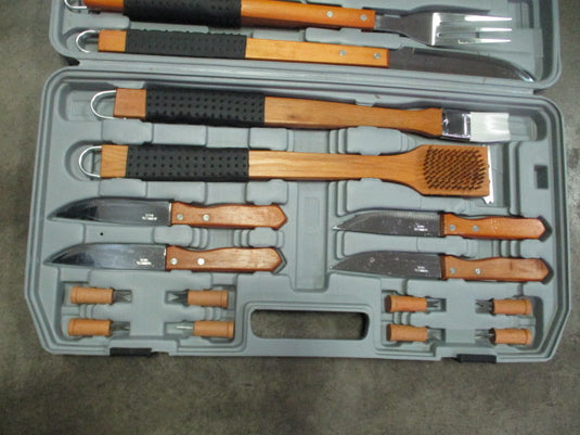 Used Mr. Bar-B-Q 18-Piece Gourmet Stainless Steel Tool Set