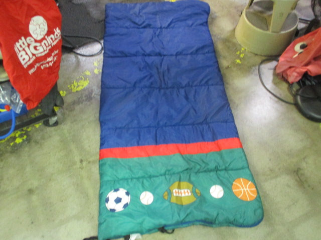 Load image into Gallery viewer, Used Junior Sports Sleeping Bag
