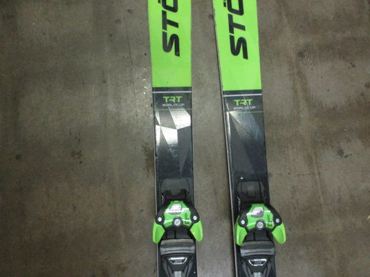 Used Stockli AR Laser 168cm Skis w/ Salomon Bindings