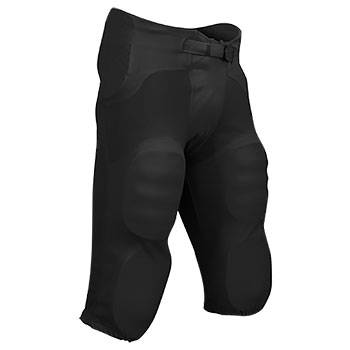 New Champro Safety Integrated Football Pant w/ Pads Youth Small Black