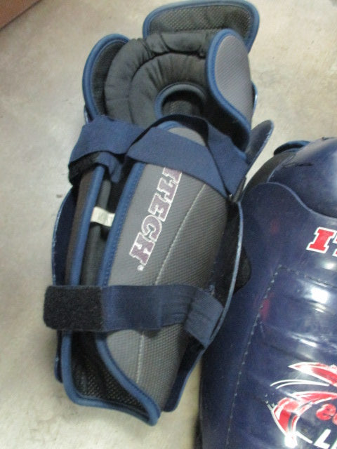 Used Itech 15" Adult Hockey Shin Guards