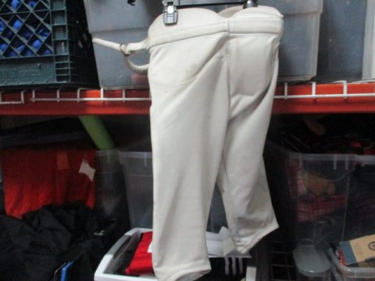 Used Wilson White Football Pants w/ Pads Size XS