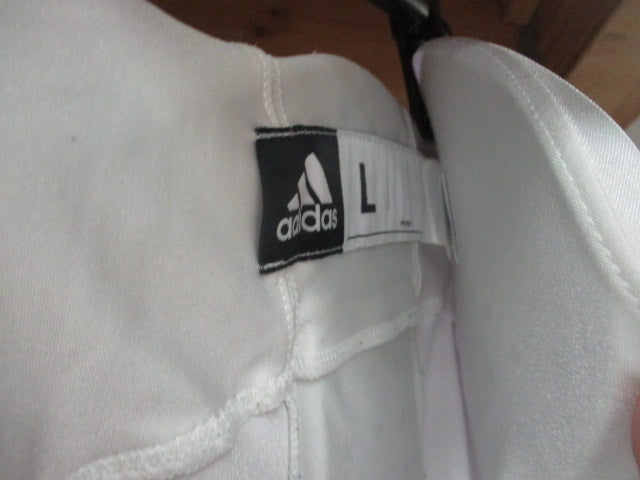Load image into Gallery viewer, Used Adidas Integrated Football Pants with Pads Youth Large White
