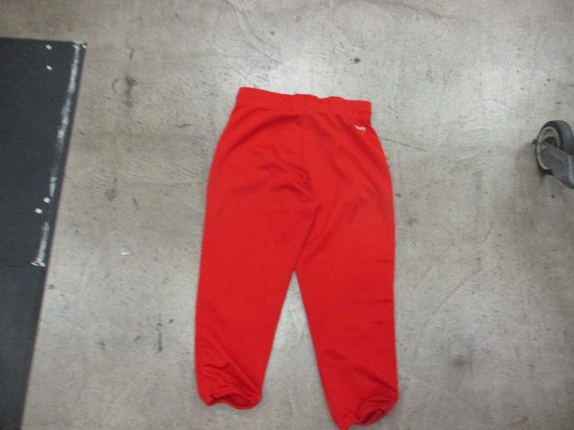 Load image into Gallery viewer, Used Intensity Red Softball Pants W/ Black Piping Size Medium
