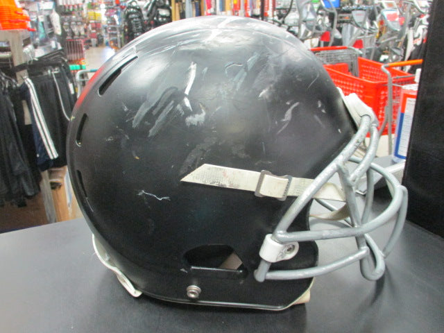 Load image into Gallery viewer, Used Xenith Matte Black Football Helmet Size Youth Large (repainted)
