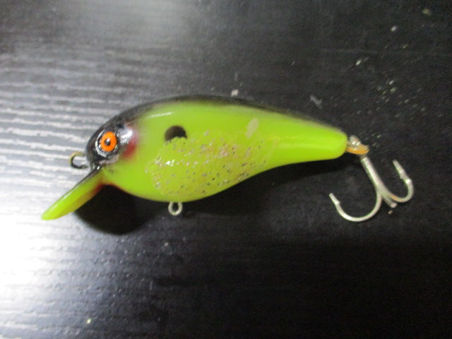 Load image into Gallery viewer, Used Cordell Big O Green with Black Back Rattling Crankbait Lure
