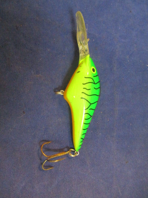 Used Berkley Frenzy Fishing Lure Bait - Fire Tiger - missing one hook