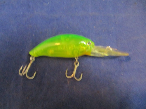 Used Green Rattling Crank Bait Lure