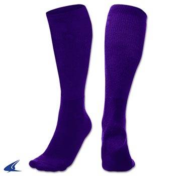 New Champro Purple Multi-Sport 100% Polyester Sock Size Medium