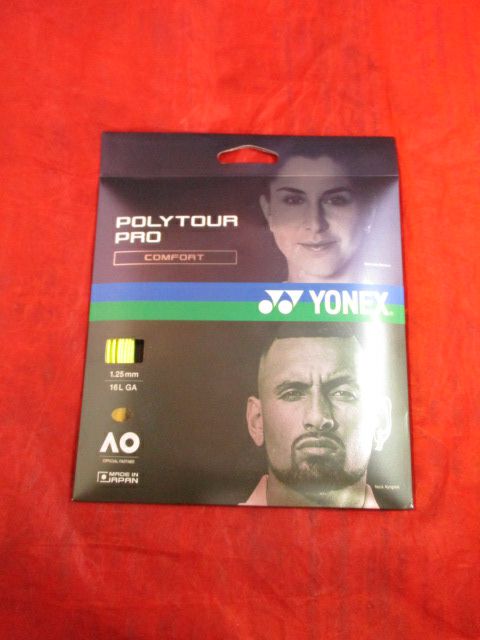 Load image into Gallery viewer, Yonex Polytour Pro 1.25 mm/ 16 L GA Racquet String
