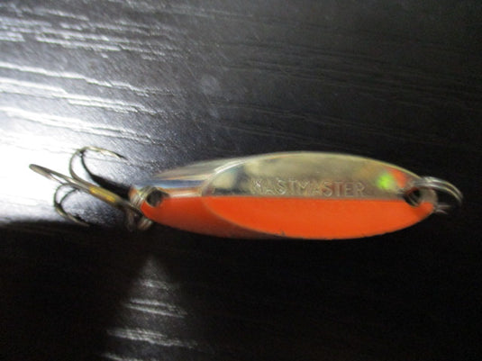 Used Acme Kastmaster Spoon - 1/2 oz. - Chrome Fluorescent Orange