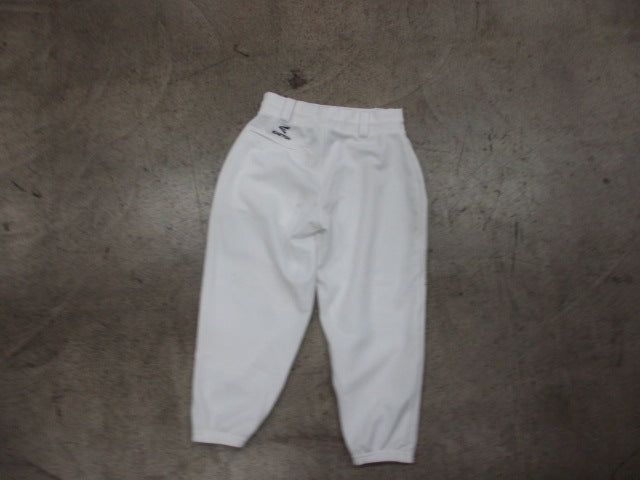 Load image into Gallery viewer, Used Easton White Elastic Bottom Baseball Pants Youth Medium
