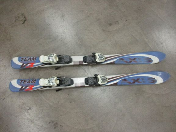 Load image into Gallery viewer, Used Axis Team Carve V3 Downhill Skis 110cm With Marker 4.5 Bindings
