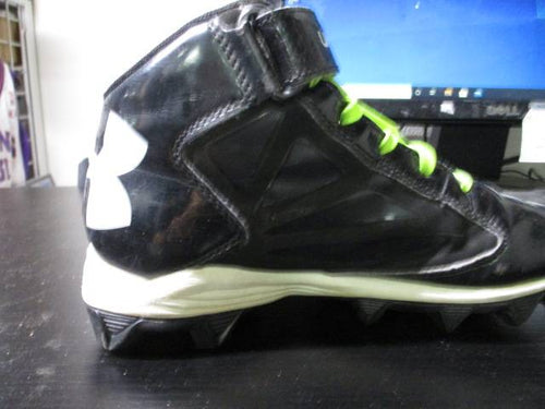 Used Youth Under Armour Football Cleats Black