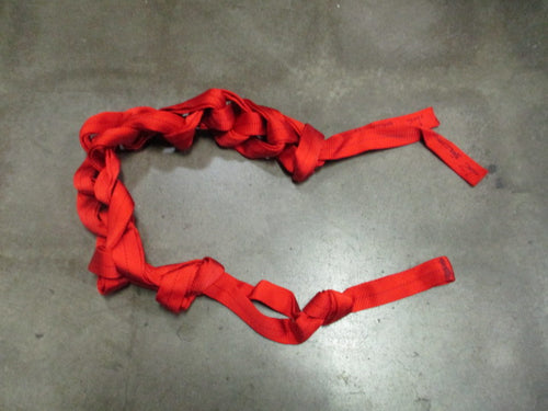 Used Red Nylon Sling Rope 27 Ft