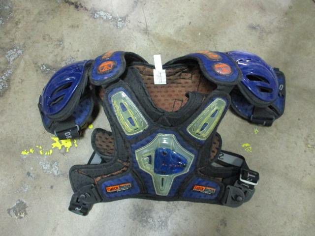 Load image into Gallery viewer, Used Shock Doctor Da Vinci Lacrosse Shoulder Pads Size Medium
