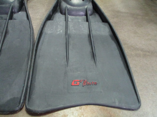 Used Graphite Explorer Dive Fins Size Large