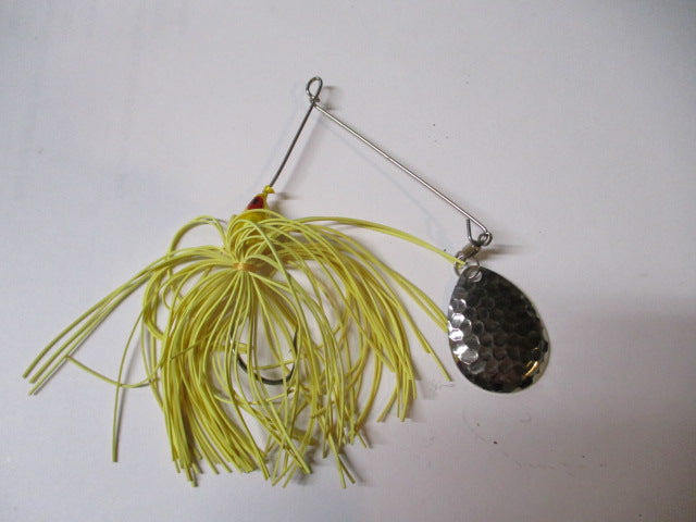 Load image into Gallery viewer, Used Yellow Spinner Bait Lure
