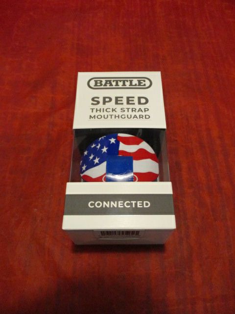 Load image into Gallery viewer, New Battle Speed USA Flag Mouthguard- OSFM
