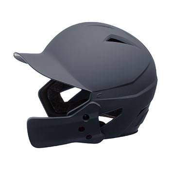 New Champro HX Gamer Plus Batting Helmet w/ Jaw Extension Graphite