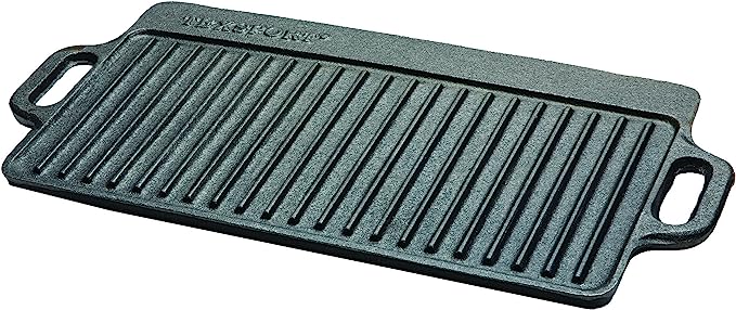 Load image into Gallery viewer, New Texsport 9 1/2&quot; x 20&quot; Cast Iron Griddle
