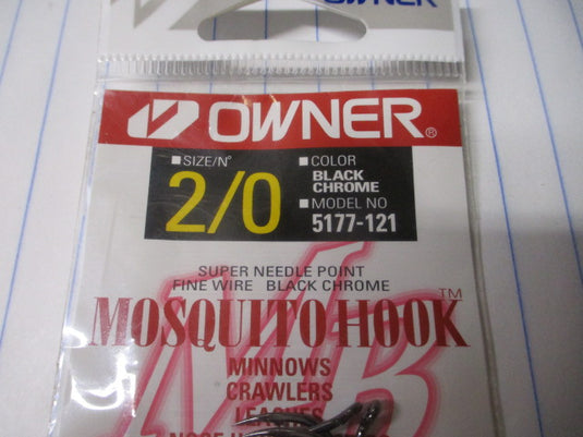 Owner 5177 Mosquito Hook Black Chrome No:2