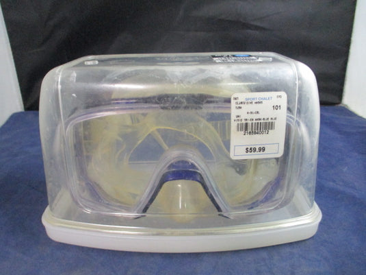 Used Tusa Visio Tri-Ex Adult Swim Mask w/ Case