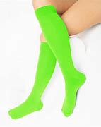 New Champro Neon Green Multi-Sport 100% Polyester Sock Size XS