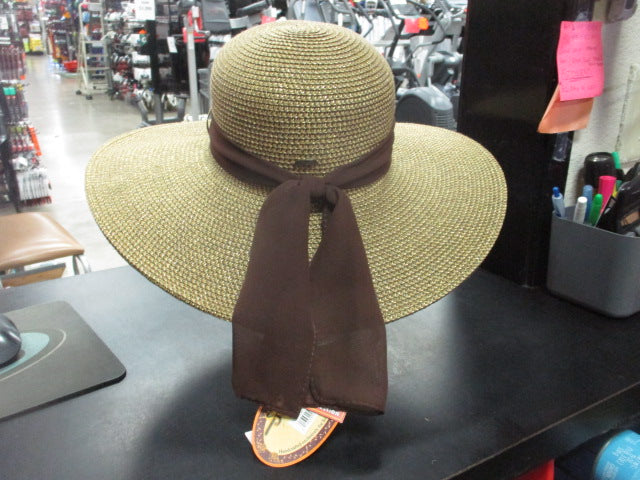 Load image into Gallery viewer, Scala Two Tone Paper Braid Sun Hat UPF 50+
