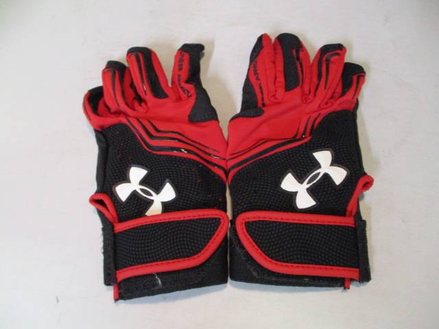 Load image into Gallery viewer, Used Under Armour Batting Gloves Youth Small
