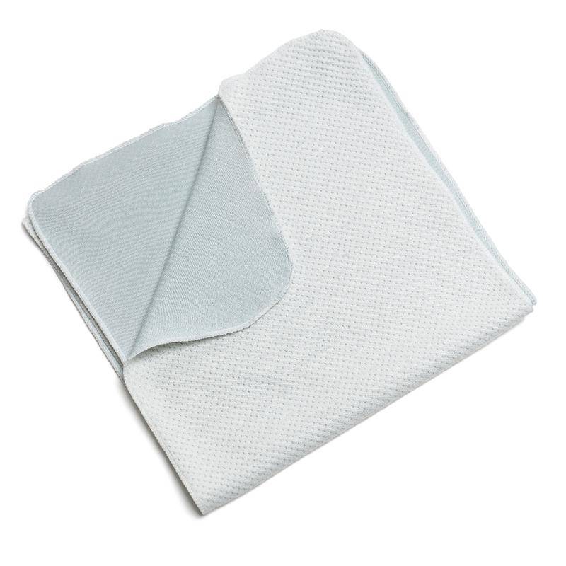 Load image into Gallery viewer, New Jade Cooling Towel 9&quot; x 36&quot; White &amp; Blue
