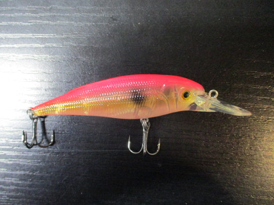 Used Pink and Yellow Crankbait Lure