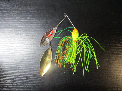 Used Gold Spinnerbait Lure