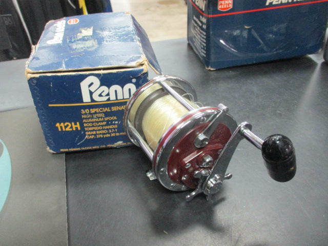 Load image into Gallery viewer, Used PENN 112H 3/0 FISHING REEL With Box
