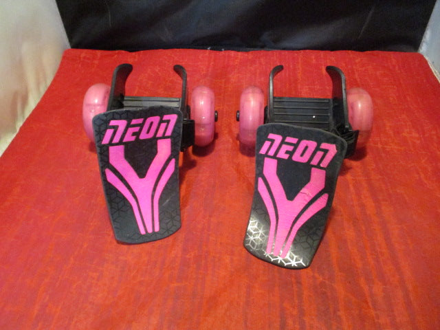 Load image into Gallery viewer, Used Yvolution Neon Street Rollers - Pink Adjustable Size
