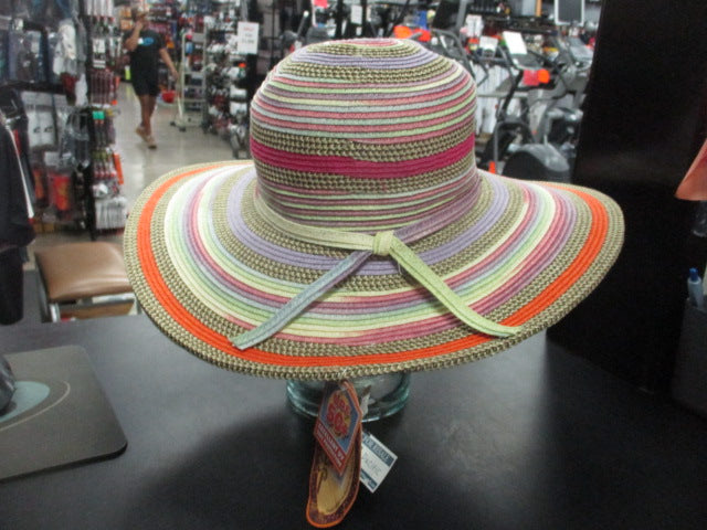 Load image into Gallery viewer, Scala Multi Tone Paper Braid Hat UPF 50+
