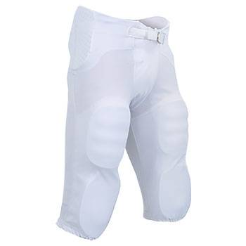 New Champro White Safety Integrated Football Pant w/ Pads Youth XS