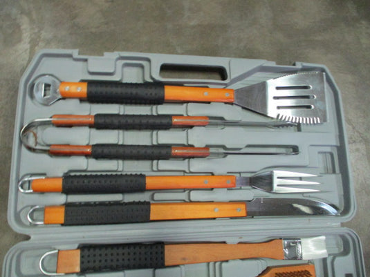 Used Mr. Bar-B-Q 18-Piece Gourmet Stainless Steel Tool Set