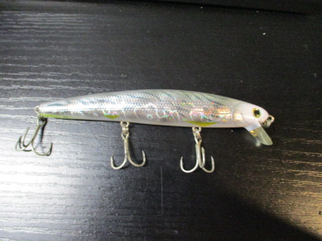 Load image into Gallery viewer, Used Lucky Craft Saltwater Flash Minnow 110 California Inshore Fishing Rip Bait
