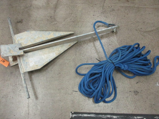 Used 18 Hocker Super Hooker Galvanized Fluke Style Anchor 76'